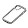 PGA iPhone 13用ガラスタフケース(ラウンド) グレー PG-21KGT02GY