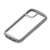 PGA iPhone 13用ガラスタフケース(ラウンド) グレー PG-21KGT02GY