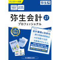 弥生 弥生会計 27 プロフェッショナル 通常版 <インボイス制度改正対応> PKGﾔﾖｲｶｲｹｲ27ﾌﾟﾛ