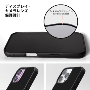 Man & Wood iPhone 16 Pro用MagSafe対応天然木ケース Mondrian Wood I27074I16PR-イメージ7