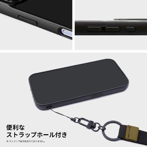 Man & Wood iPhone 16 Pro用MagSafe対応天然木ケース Mondrian Wood I27074I16PR-イメージ8