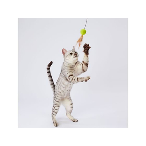 ペティオ Happiness Cat ウールボールじゃらし ボールフェザー FCD0845-イメージ3
