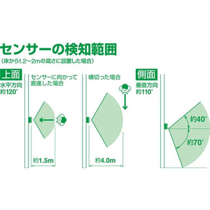 キングジム 人感センサー お知らせライト シングルタイプ FCK1193-TAL30ﾐﾄ-イメージ10