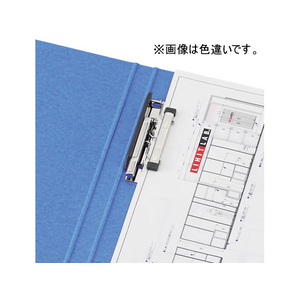 リヒトラブ パンチレスファイルZ式 A3タテ 背幅20mm 藍 10冊 1箱(10冊) F836036-F-312(172S)-イメージ2