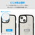 エレコム iPhone 15用TOUGH SLIM LITE フレームカラー ブラック PM-A23ATSLFCBK-イメージ7