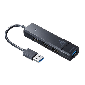 サンワサプライ USB3.1 Gen1+USB2.0コンボハブ ブラック USB-3H421BK サンワサプライ USB3.1 Gen1+USB2.0コンボハブ ブラック USB-3H421BK