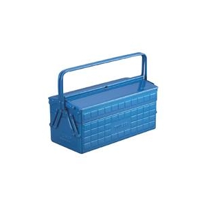 トラスコ中山 TRUSCO　2段工具箱　350X160X260　ブルー ST-3500-B-イメージ1