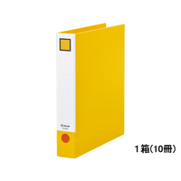 キングジム F174607-6673ｷｲ レバーリングファイル A4タテ 背幅48mm 黄