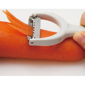 TAKAGI 兼定 日本製 抗菌 兼定 VEGE-CUT ベジカット ステンレス 太千切りピーラー FCJ518W-イメージ3