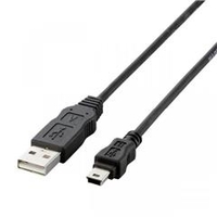 エレコム エコUSBケーブル(A-miniB) 5．0m ブラック USB-ECOM550