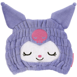 スケーター 吸水速乾タオルキャップ KUねむねむ パープル TOC11ｸﾛﾐｷﾕｳｽｲｿﾂｶﾝﾀｵﾙｷﾀﾂﾌﾟ-イメージ1