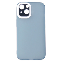 GAACAL iPhone 14 Pro用マットな質感がオシャレTPUケース ブルー P00296BQP