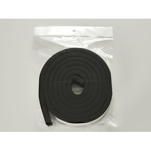トラスコ中山 TRUSCO 粘着付平型スポンジ 10mm×30mm×2.4m 黒302.410 FC445GL-1610800-イメージ2