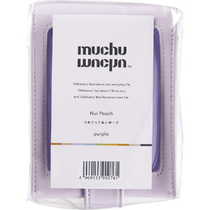コジット muchu muchuつれてってぬいポーチ パープル MUCHUﾂﾚﾃﾂﾃﾇｲﾎﾟ-ﾁPL-イメージ1