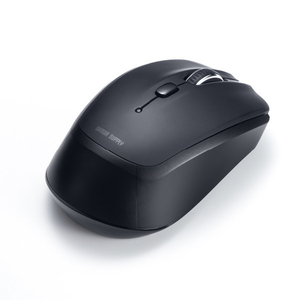 サンワサプライ BluetoothブルーLEDマウス(5ボタン) ブラック MA-BB509BK-イメージ3