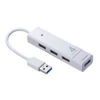 サンワサプライ USB3．1 Gen1+USB2．0コンボハブ ホワイト USB-3H421W