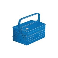 トラスコ中山 TRUSCO　2段式工具箱　352X220X289　ブルー GL-350-B