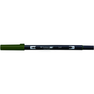 トンボ鉛筆 デュアルブラッシュペン ABT Hunter Green F039982-AB-T249-イメージ1