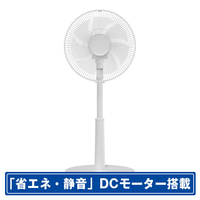 YAMAZEN DCモーター搭載リビング扇風機 e angle select グレー ELX-CP030E6-H
