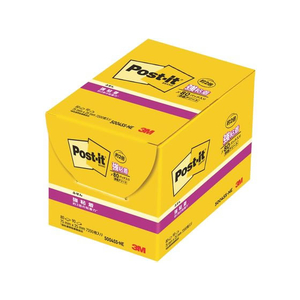 3M ポスト・イット ふせん 強粘着 75×25mm 5色 80冊 F921772-5004SS-NE-イメージ3