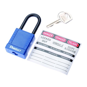 パンドウイットコーポレーション ロックアウト用非電導性パドロック 青 FC612FU-3621545-イメージ3