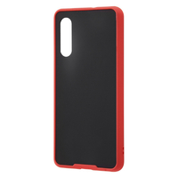 レイアウト Galaxy A41用耐衝撃マットハイブリッドケース BABY SKIN レッド RT-GA41BS3/R