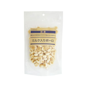 ペットプロジャパン 国産おやつ ミルク入りボーロ 80g FC486PK-イメージ1