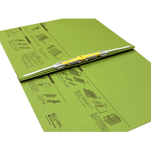 Forestway 背幅伸縮ファイル A4タテ 緑 50冊 FCF548S-FRW-5802AK-イメージ4