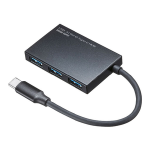 サンワサプライ USB3.1 Gen2対応 Type-Cハブ USB-3TCH18BK サンワサプライ USB3.1 Gen2対応 Type-Cハブ USB-3TCH18BK