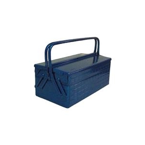 トラスコ中山 TRUSCO　2段式工具箱　412X220X289　ブルー GL-410-B-イメージ1
