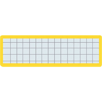 コクヨ マグネット見出し黄 25×80 F861559-ﾏｸ-402Y