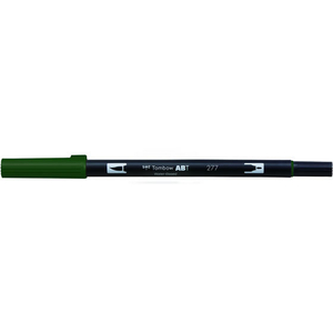 トンボ鉛筆 デュアルブラッシュペン ABT Dark Green F039983-AB-T277-イメージ1
