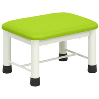 高田ベッド 足踏み台(ミニステップ)ビニルレザー抹茶 25cm FCG347E-23-2769-0211