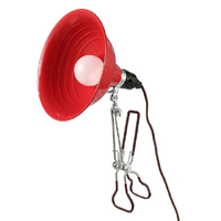 ダルトン DS-0630M/RD ALUMINUM CLIP LAMP(M) RED ALUMICLIPLAMPMRED