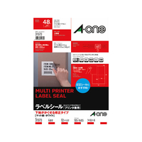 エーワン ラベルシール[下地隠せて修正]A4 4面 12シート F893172-31573