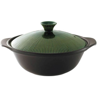 ミヤオカンパニーリミテド サーマテック 直火土鍋 6.5号 グリーン TDF02 FC931LT-6972290