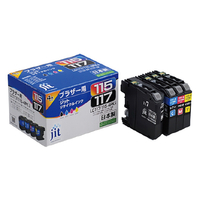 JIT ブラザー(brother) LC117/115-4PK対応 ジットリサイクルインクカートリッジ 4色パック JIT-B1171154P