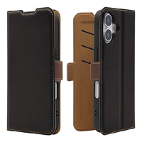 ラスタバナナ iPhone 17用　薄型手帳ケース　サイドマグネット　 ブラック＊ブラウン 8853IP5ABSMBKB