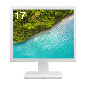 グリーンハウス 17型液晶ディスプレイ ホワイト GH-LCS17D-WH-イメージ1