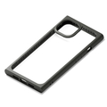 PGA iPhone 13用ガラスタフケース(スクエア) ブラック PG-21KGT05BK