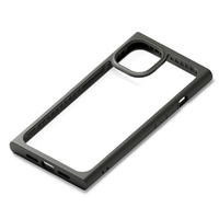 PGA iPhone 13用ガラスタフケース(スクエア) ブラック PG-21KGT05BK