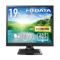 I・Oデータ 19型スクエア液晶ディスプレイ 抗菌モデル ブラック LCD-SAX191DB-AG