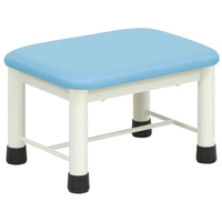 高田ベッド 足踏み台(ミニステップ)ビニルレザースカイブルー 25cm FCG347P-23-2769-0212