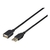BUFFALO USB2．0延長ケーブル カーボン素子ねり込みタイプ 1m ブラック BSUAAFR210BK-イメージ1