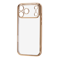 レイ・アウト iPhone 18 Pro Max用 / 17 Pro Max用  / ソフトケース 精密設計 フレームメッキ / ピンクゴールド RT-P59PFC2/PGM