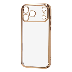 レイ・アウト iPhone 18 Pro Max用 / 17 Pro Max用  / ソフトケース 精密設計 フレームメッキ / ピンクゴールド RT-P59PFC2/PGM-イメージ1