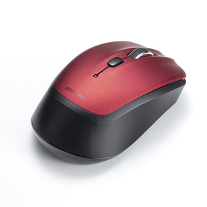 サンワサプライ BluetoothブルーLEDマウス(5ボタン) レッド MA-BB509R-イメージ3