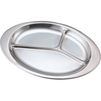 イケダ IKD 抗菌小判ランチ皿 13.5インチ FCM8093-010324003