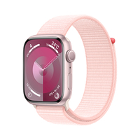 Apple Apple Watch Series 9(GPSモデル)- 45mm ピンクアルミニウムケースとライトピンクスポーツループ MR9J3JA