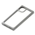 PGA iPhone 13用ガラスタフケース(スクエア) グレー PG-21KGT06GY